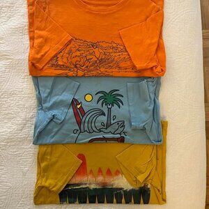 Bundle Lot 3 GAP Graphic Beach T shirt